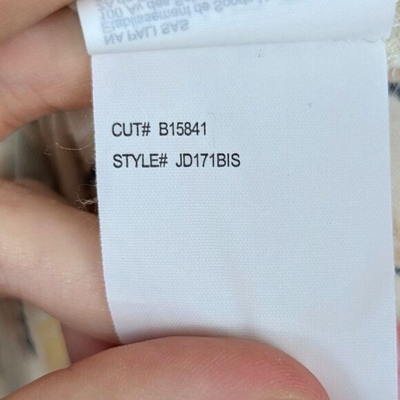 Billabong | Cream Tropical Floral Wrap Dress Size Small - Picture 9 of 9